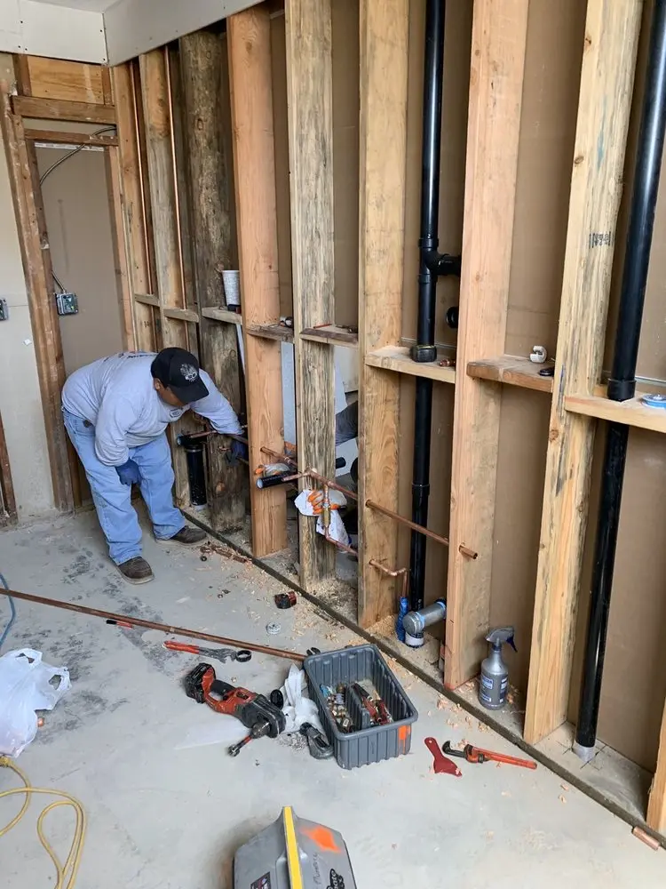 Commercial rough-in plumbing for Water Heater Replacement in Walters Ferry